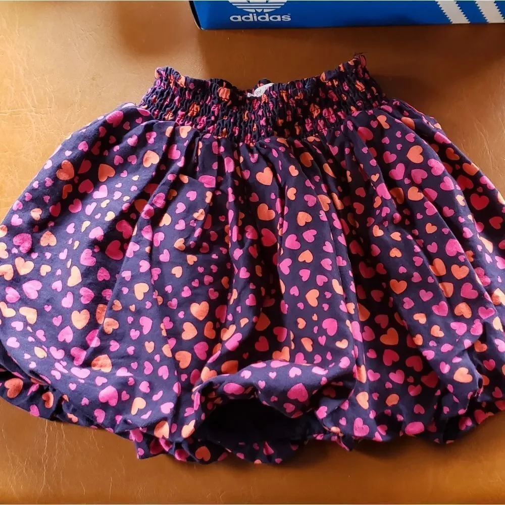 EUC The Children's Place Poofy Heart Skirt Sz 4/5